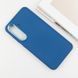 TPU чехол Bonbon Metal Style для Samsung Galaxy S24+ / S25+ Синий / Denim Blue фото 3