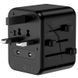 Сетевой универсальный переходник WIWU UA012 Warrior 12W + 1USB-A/1C Black фото 5