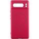 Чехол Silicone Cover Lakshmi Full Camera (AA) with MagFit для Google Pixel 8 Pro Красный / Rose Red