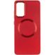 TPU чехол Bonbon Metal Style with MagSafe для Samsung Galaxy S22 Красный / Red фото 2