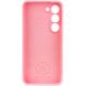 Чехол Silicone Cover Lakshmi Full Camera (AAA) для Samsung Galaxy S24 Розовый / Light pink фото 3
