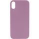 Чехол Silk Full Protective (AA) NO LOGO для Apple iPhone X / XS (5.8") Лиловый / Lilac Pride