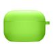 Уценка Силиконовый футляр с микрофиброй для наушников Airpods 3 Дефект упаковки / Салатовый / Neon Green