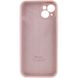 Чехол Silicone Case Full Camera Protective (AA) для Apple iPhone 15 Plus (6.7") Розовый / Pink Sand фото 4