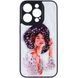 TPU+PC чехол Prisma Ladies для Apple iPhone 14 Pro (6.1") Girl in a hat