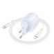 СЗУ Borofone BA93A Lustrous PD20W+QC3.0 (1USB-A/1C) + кабель Type-C to Lightning Blue фото 2