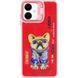 TPU+PC чехол Friends для Samsung Galaxy A06 Pink Dog фото 2