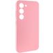 Чехол Silicone Cover Lakshmi Full Camera (AAA) для Samsung Galaxy S24 Розовый / Light pink фото 2
