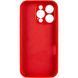 Чехол Silk Full Camera Protective (AA) NO LOGO для Apple iPhone 16 Pro (6.3") Красный / Red фото 3