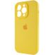 Чохол Silicone Case Full Camera Protective (AA) для Apple iPhone 15 Pro Max (6.7") Жовтий / Yellow фото 3