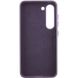 Кожаный чехол Bonbon Leather Metal Style для Samsung Galaxy S22+ Фиолетовый / Dark Purple фото 3