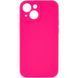 Чехол Silk Full Camera Protective (AA) NO LOGO для Apple iPhone 13 (6.1") Розовый / Barbie pink