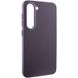 Шкіряний чохол Bonbon Leather Metal Style для Samsung Galaxy S22+ Фіолетовий / Dark Purple фото 2