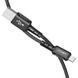 Дата кабель Acefast C1-02 USB to Lightning 2.4A (1.2m) Black фото 3