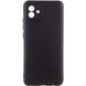 Чохол Silicone Cover Lakshmi Full Camera (A) для Samsung Galaxy A04 Чорний / Black