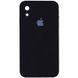 Уценка Чехол Silicone Case Square Full Camera Protective (AA) для Apple iPhone XR (6.1") Вскрытая упаковка / Черный / Black