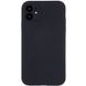 Чехол Silicone Case Full Camera Protective (AA) NO LOGO для Apple iPhone 12 (6.1") Черный / Black