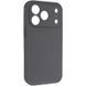Чехол Silk Full Camera (AA) NO LOGO with Magnetic Fit для Apple iPhone 17 Pro Max / 18 Pro Max Серый / Dark Gray