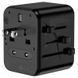 Сетевой универсальный переходник WIWU UA012 Warrior 12W + 1USB-A/1C Black фото 3