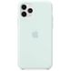 Чохол Silicone case (AAA) для Apple iPhone 11 Pro (5.8") Сіро-блакитний / Seafoam фото 1