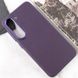 Кожаный чехол Bonbon Leather Metal Style для Samsung Galaxy S22+ Фиолетовый / Dark Purple фото 4