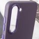 Кожаный чехол Bonbon Leather Metal Style для Samsung Galaxy S22+ Фиолетовый / Dark Purple фото 5