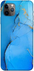 Чехол itsPrint Синий с золотом для Apple iPhone 11 Pro Max (6.5")