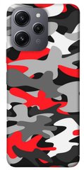 Чехол itsPrint Красно-серый камуфляж для Xiaomi Redmi 12