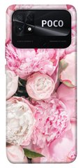 Чехол itsPrint Pink peonies для Xiaomi Poco C40