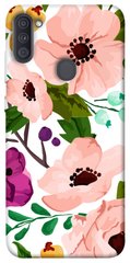 Чохол itsPrint Акварельні квіти для Samsung Galaxy A11