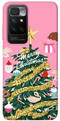 Чехол itsPrint Праздничная елка для Xiaomi Redmi 10