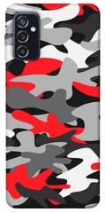 Чехол itsPrint Красно-серый камуфляж для Samsung Galaxy M52