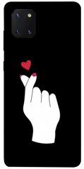 Чехол itsPrint Сердце в руке для Samsung Galaxy Note 10 Lite (A81)