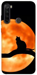 Чехол itsPrint Кот на фоне луны для Xiaomi Redmi Note 8T