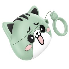 Бездротові TWS навушники Hoco EW48 Mint Cat