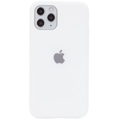 Уценка Чехол Silicone Case Full Protective (AA) для Apple iPhone 11 Pro (5.8") Эстетический дефект / Белый / White