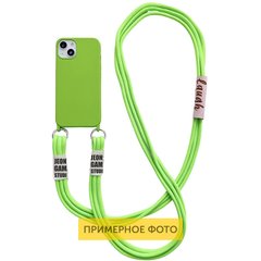 Чехол TPU two straps California для Apple iPhone 12 Pro Max (6.7") Салатовый