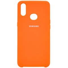 Чехол Silicone Cover (AA) для Samsung Galaxy A10s Оранжевый / Orange