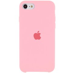 Уценка Чехол Silicone Case (AA) для Apple iPhone SE (2020) Вскрытая упаковка / Розовый / Pink