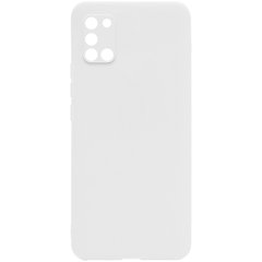 Силіконовий чохол Candy Full Camera для Samsung Galaxy A31 Білий / White
