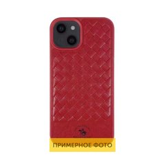 Кожаный чехол Polo Santa Barbara для Apple iPhone 13 Pro Max (6.7") Red