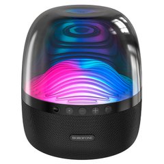 Bluetooth Колонка Borofone BP8 Glazed colorful luminous Чорний