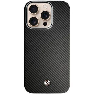 Чохол SGP PC+Leather with MagSafe для Apple iPhone 14 Pro Max (6.7") Carbon