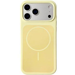 Чохол Silk Duo Color (AA) NO LOGO with Magnetic Fit для Apple iPhone 17 Pro / 18 Pro (6.3") Yellow