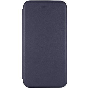Кожаный чехол-книжка Classy для Motorola Edge 50 Pro Темно-синий