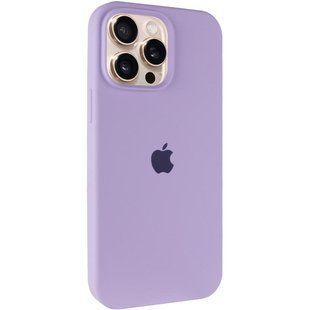 Чохол Silicone Case Full Protective (AA) для Apple iPhone 15 Pro Max (6.7") Бузковий / Lilac
