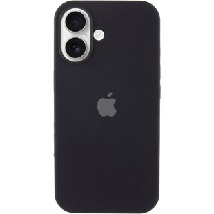 Чехол Silicone Case Full Protective (AA) для Apple iPhone 16 (6.1") Черный / Black