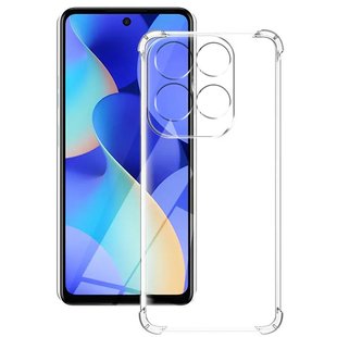 TPU чехол GETMAN Ease logo усиленные углы Full Camera для Infinix Note 40 Pro 4G Бесцветный (прозрачный)