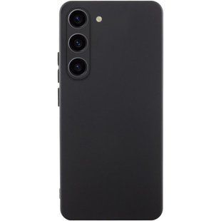 Чохол TPU GETMAN Liquid Silk Full Camera для Samsung Galaxy S23 Чорний / Black
