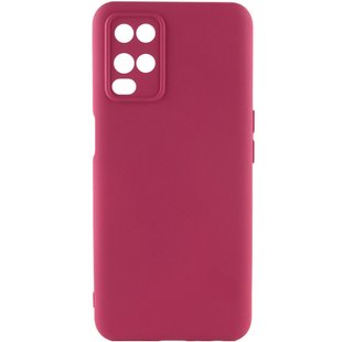 Чехол Silicone Cover Lakshmi Full Camera (A) для Oppo A54 4G Бордовый / Marsala